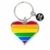 These Are Things Accessories LGBTQ+ Rainbow Pride Heart Keychain