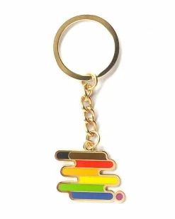 Bianca Designs Keychains + Key Blanks Queer POC Pride Keychain