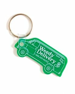 Valley Cruise Press Keychains + Key Blanks Weedy Delivery Van PVC Keychain