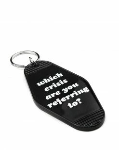 A Shop Of Things Which Crisis Are You Referring To? Keychain Keychains + Key Blanks