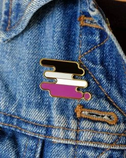 Bianca Designs Pins + Patches Asexual Pride Pin