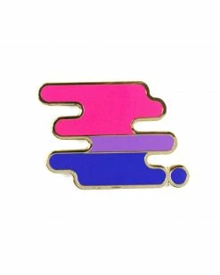 Bianca Designs Enamel Pins + Buttons Bisexual Pride Pin