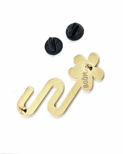 Badaboöm Studio Enamel Pins + Buttons Falling Flower Pin