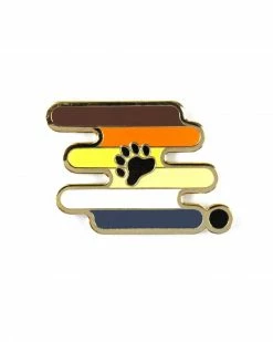 Bianca Designs Enamel Pins + Buttons Bear Pride Pin