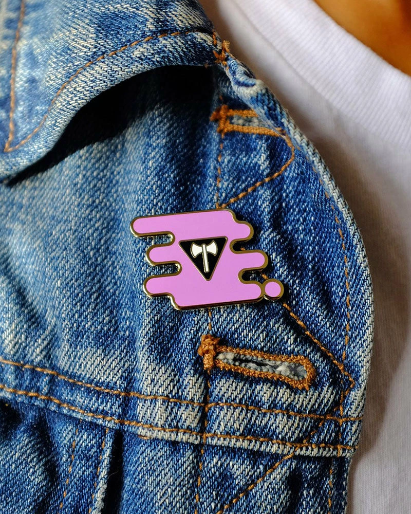 Bianca Designs Pins + Patches Labrys Lesbian Pride Pin (Limited Edition) 2 Bianca Designs Pins + Patches Labrys Lesbian Pride Pin (Limited Edition)