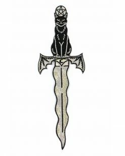 Cat Coven Cathame (Cat Athame) Large Patch