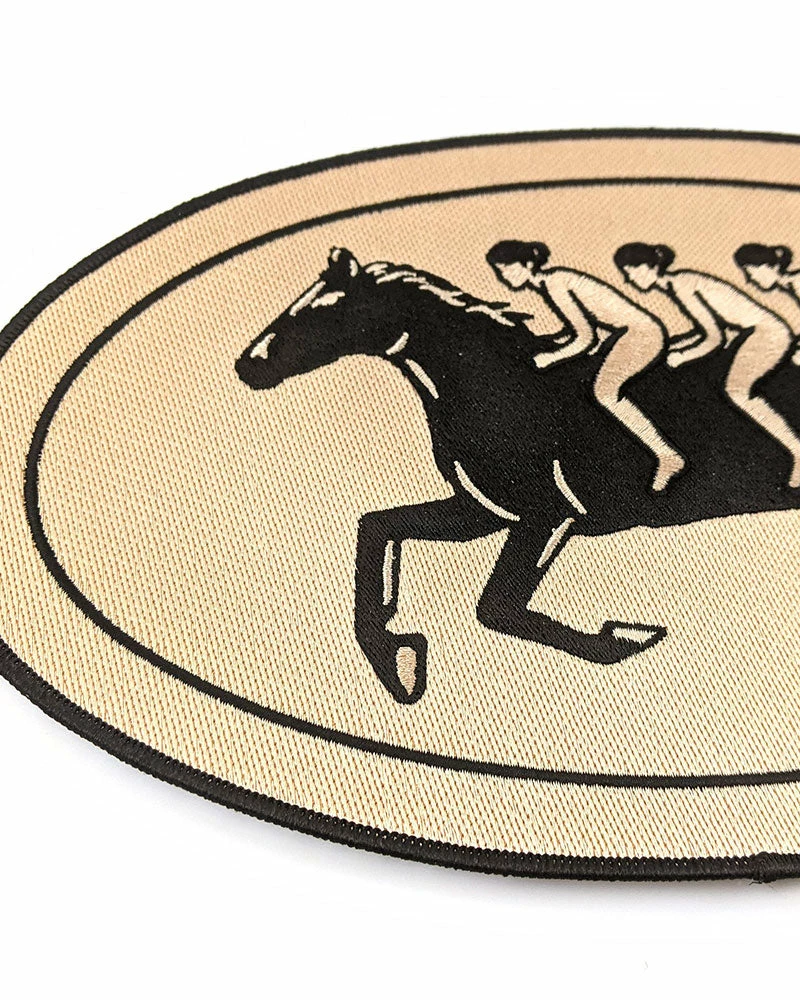 Badaboöm Studio Long Horse Large Back Patch Pins + Patches 4 Badaboöm Studio Long Horse Large Back Patch Pins + Patches