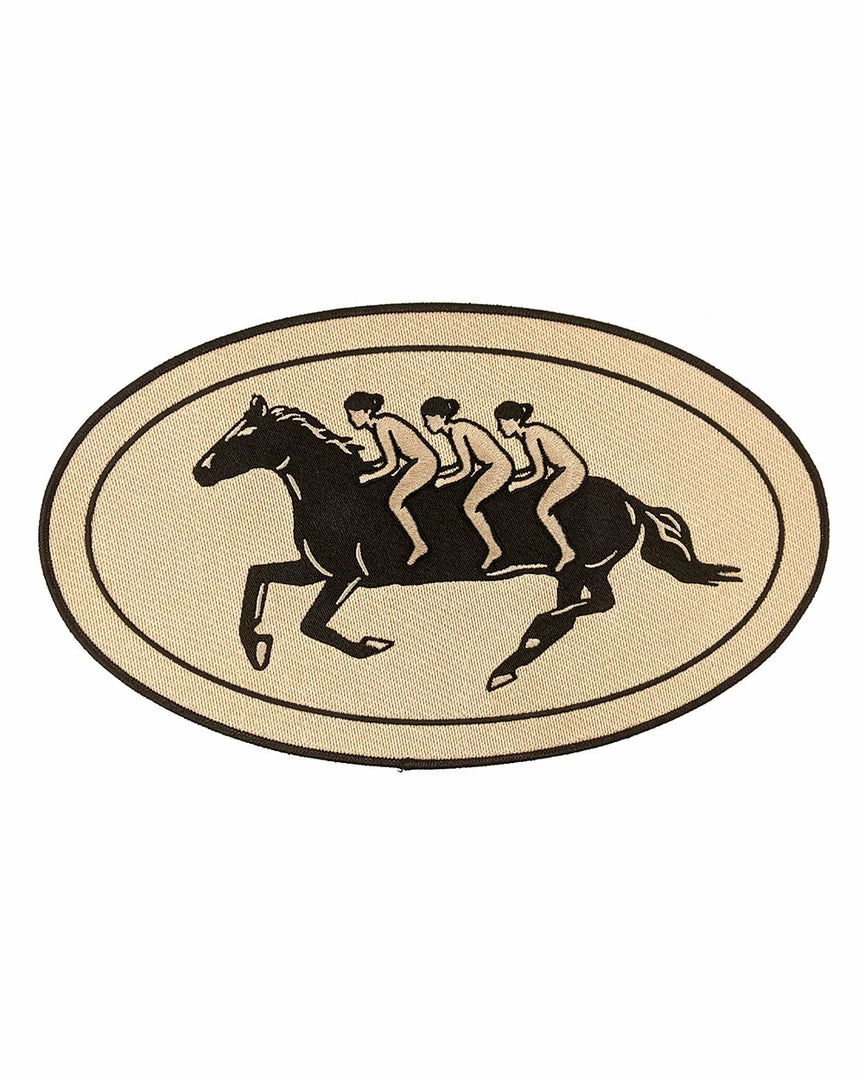 Badaboöm Studio Long Horse Large Back Patch Pins + Patches 2 Badaboöm Studio Long Horse Large Back Patch Pins + Patches