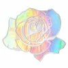 Inner Decay Holographic Rose Large Back Patch