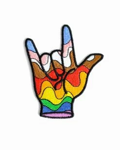 Bianca Designs Pins + Patches Inclusive I Love You In ASL Patch