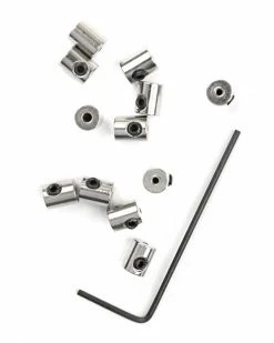 Pinkeepers Locking Pin Backs (Set Of 12 + Wrench)