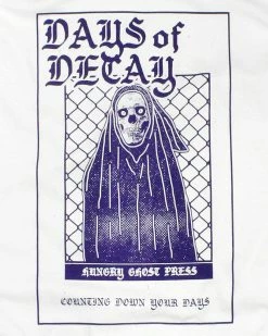 Hungry Ghost Press Days Of Decay Long Sleeve Unisex Tee Clothing