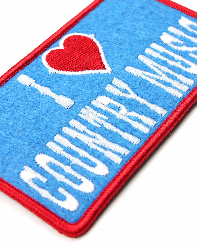 Explorer's Press Pins + Patches I Love Country Music Patch 2 Explorer's Press Pins + Patches I Love Country Music Patch