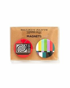 Smarty Pants Paper Co. TV Magnets (Set Of 2)