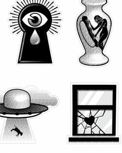 Accessories Mean Folk Sticker Sheet