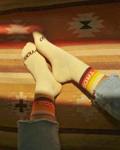 Pyknic Tacos Striped Socks Clothing