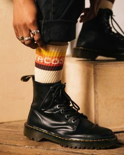 Pyknic Tacos Striped Socks Clothing
