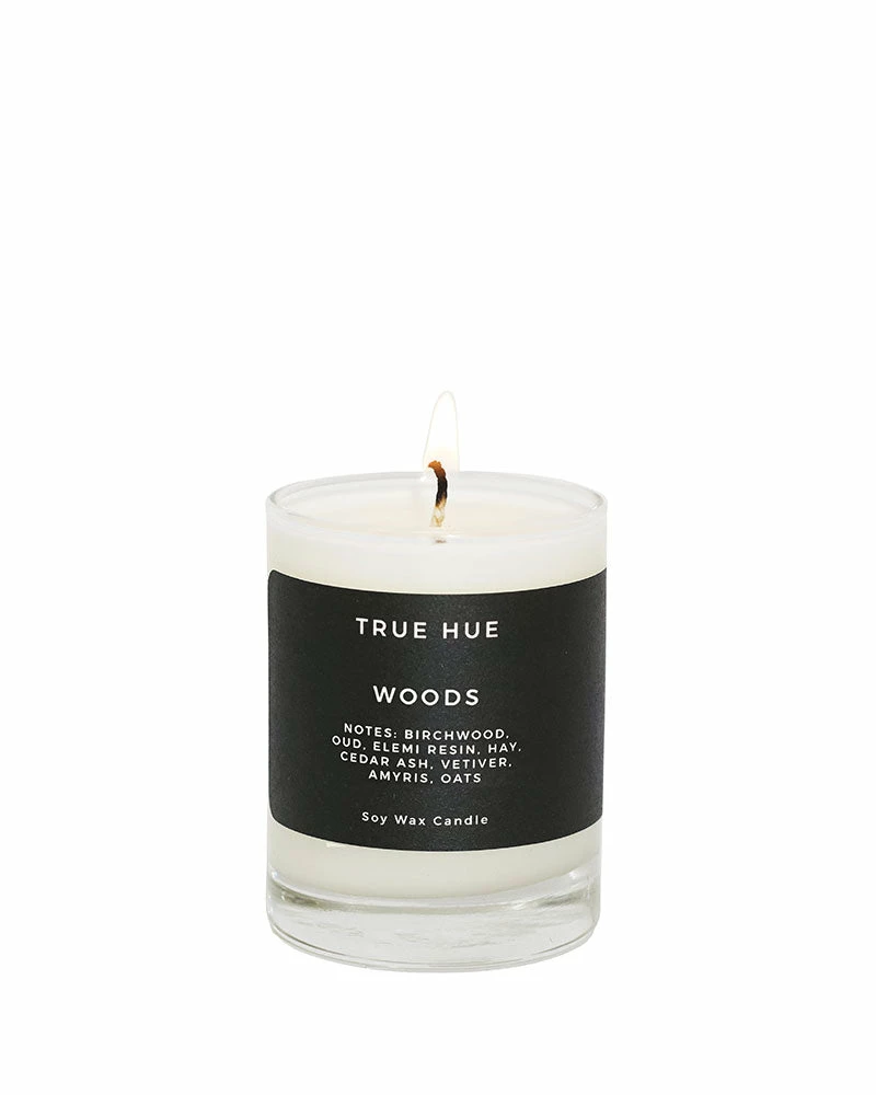 True Hue Home Woods Mini Scented Soy Candle (2oz) 2 True Hue Home Woods Mini Scented Soy Candle (2oz)