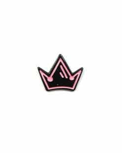 Queerly Departed Mini Crown Accent Pin - Black Pins + Patches