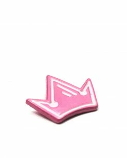 Queerly Departed Pins + Patches Mini Crown Accent Pin - Pink