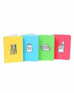 Adam J. Kurtz Mini Notebooks (Set Of 4) Home
