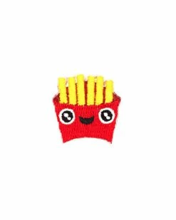 These Are Things French Fries Face Mini Sticker Patch