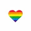 These Are Things Mini Sticker Patches LGBTQ+ Rainbow Pride Heart Mini Sticker Patch