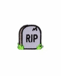 These Are Things RIP Tombstone Mini Sticker Patch