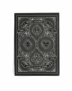 Misc. Goods Co. Unique Gifts + Fun Finds MGCO Playing Cards - Black