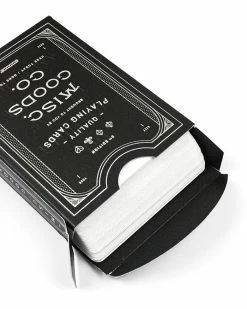 Misc. Goods Co. Unique Gifts + Fun Finds MGCO Playing Cards - Black