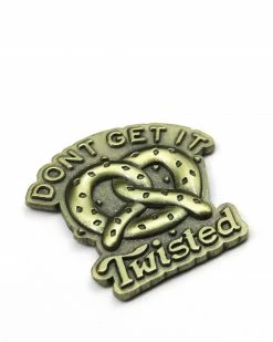 Pyknic Pins + Patches Don't Get It Twisted Pretzel Pin