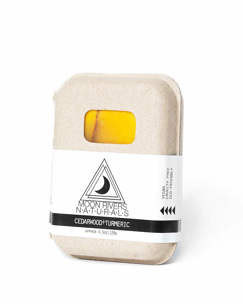 Moon Rivers Naturals Home Cedarwood Turmeric Bar Soap 1 Moon Rivers Naturals Home Cedarwood Turmeric Bar Soap
