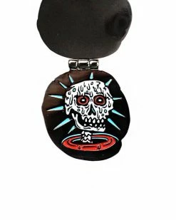 Killer Acid Enamel Pins + Buttons Melted Astronaut Folding Moving Pin