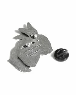 Lost Lust Supply Enamel Pins + Buttons Bunny Shadow Puppet Sliding Moving Pin