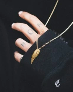 Mister SFC Archangel Wing Necklace - Gold Necklaces + Earrings