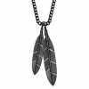 Mister SFC Feathers Necklace - Black Necklaces + Earrings