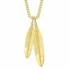 Mister SFC Feathers Necklace - Gold Necklaces + Earrings