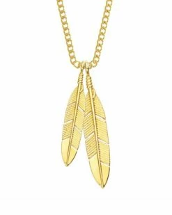 Mister SFC Feathers Necklace - Gold Necklaces + Earrings