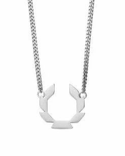 Mister SFC Necklaces + Earrings Laurels Necklace - Chrome