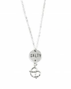 Bang Up Betty Salty Pretzel Necklace Necklaces + Earrings