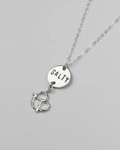 Bang Up Betty Salty Pretzel Necklace Necklaces + Earrings