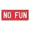 No Fun Press No Fun Patch - Red