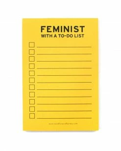 Word For Word Factory Feminist To-Do List Notepad