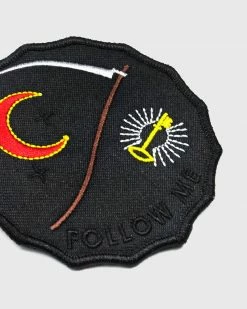 Explorer's Press Follow Me Sickle Moon Patch Pins + Patches