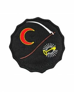 Explorer's Press Follow Me Sickle Moon Patch Pins + Patches