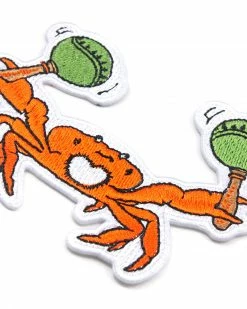 Salty Raven Crabarita Crab Patch Embroidered Patches