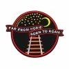 Explorer's Press Born To Roam Travelers Crest Patch Pins + Patches