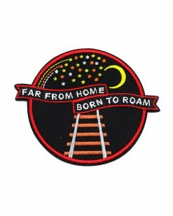 Explorer's Press Born To Roam Travelers Crest Patch Pins + Patches
