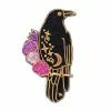 Glitter Punk Pins + Patches Magical Black Crow Patch