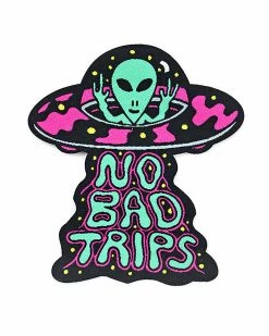 Killer Acid No Bad Trips Alien UFO Patch